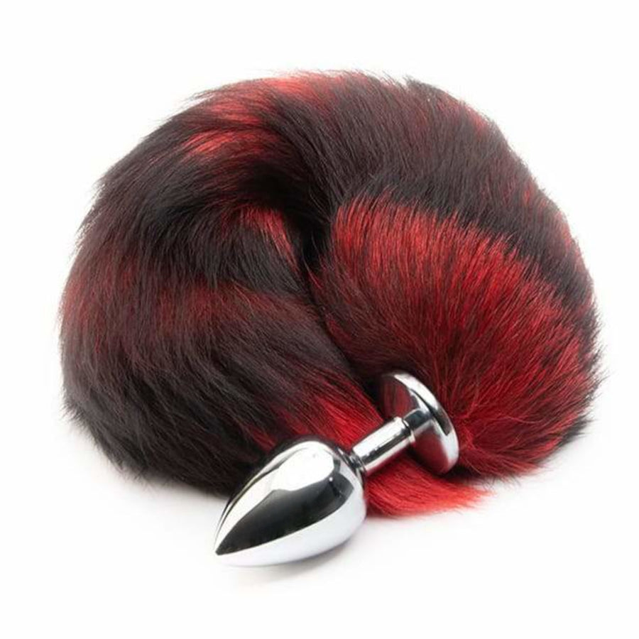 Red Cat Metal Tail Plug 16" Loveplugs Anal Plug Product Available For Purchase Image 44