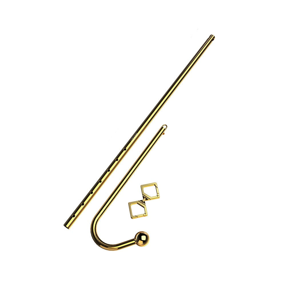 LOCKINK Golden Adjustable Anal Hook Set Loveplugs Anal Plug Product Available For Purchase Image 2