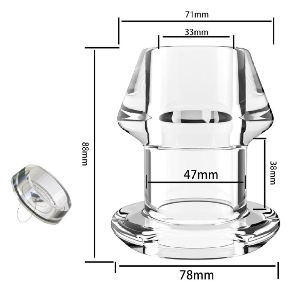 Clear Silicone Hollow Sealing Plug