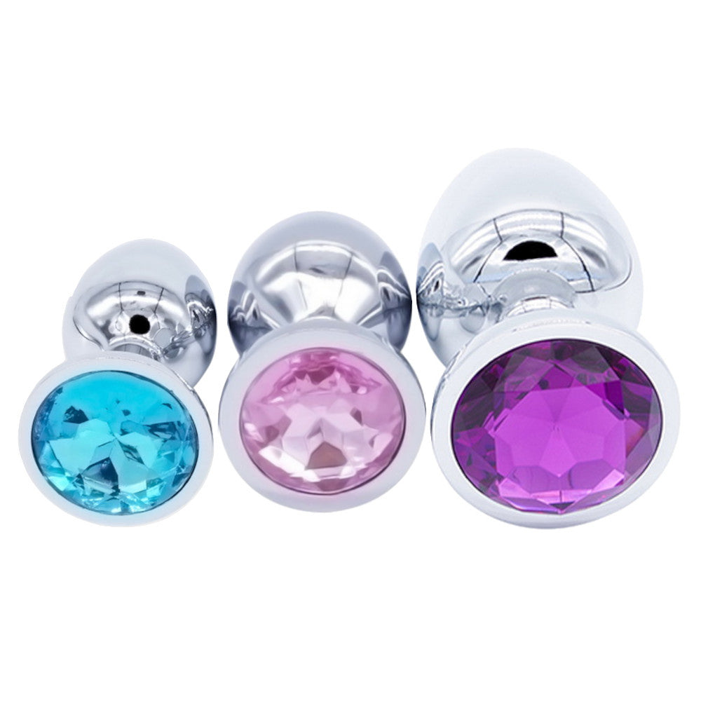 Jewelry Plug Set (3 Piece) Loveplugs Anal Plug Product Available For Purchase Image 3