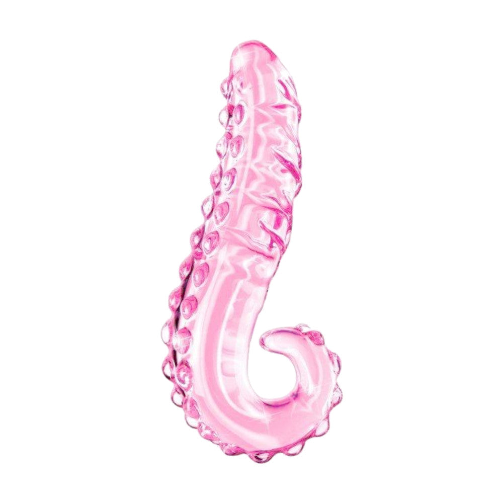 Pink Tentacle Glass Dildo Loveplugs Anal Plug Product Available For Purchase Image 4