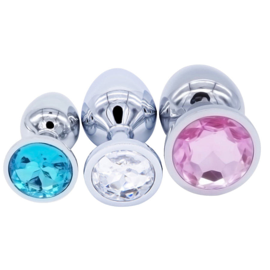 Jewelry Plug Set (3 Piece) Loveplugs Anal Plug Product Available For Purchase Image 43