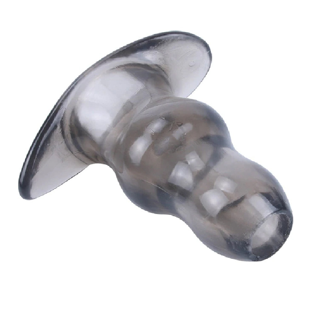 Gray Silicone Hollow Plug Loveplugs Anal Plug Product Available For Purchase Image 3
