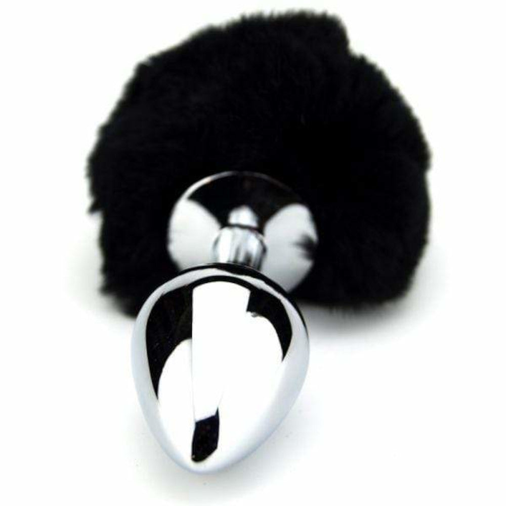 Bushy Black Bunny Tail Loveplugs Anal Plug Product Available For Purchase Image 3