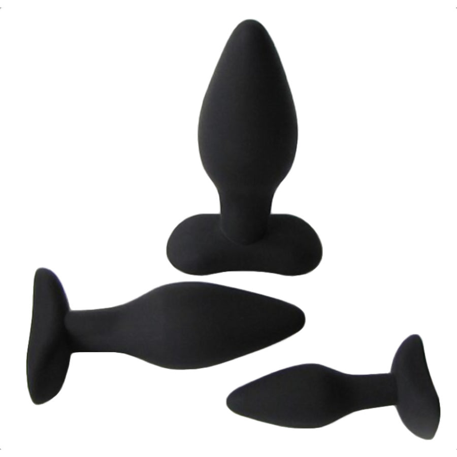 Graduated Soft Silicone Set (3 Piece) Loveplugs Anal Plug Product Available For Purchase Image 43
