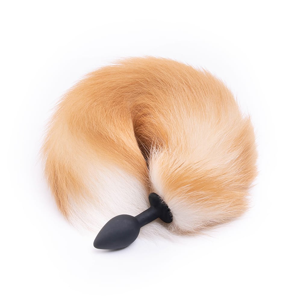 Light Brown Fox Tail With Silicone Plug Tip Loveplugs Anal Plug Product Available For Purchase Image 2