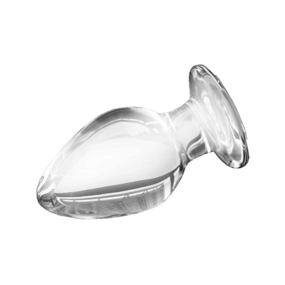 Giant Clear Glass Plug Loveplugs Anal Plug Product Available For Purchase Image 3