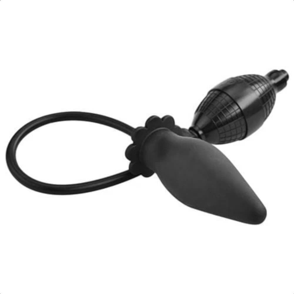 Black Expanding Silicone Inflatable Butt Plug Loveplugs Anal Plug Product Available For Purchase Image 1