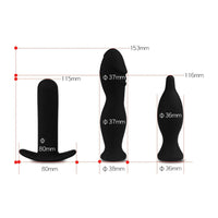 Black Silicone Inflatable Big Loveplugs Anal Plug Product Available For Purchase Image 27