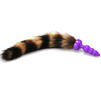 Silicone Raccoon Tail, 12"