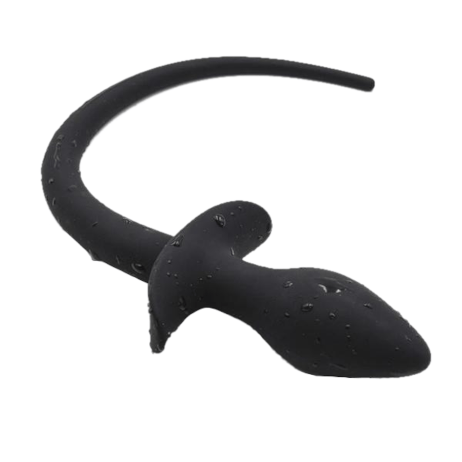 Curved Dog Tail Butt Plug, 7" Loveplugs Anal Plug Product Available For Purchase Image 43