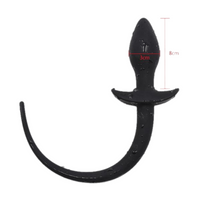 Curved Dog Tail Butt Plug, 7" Loveplugs Anal Plug Product Available For Purchase Image 26