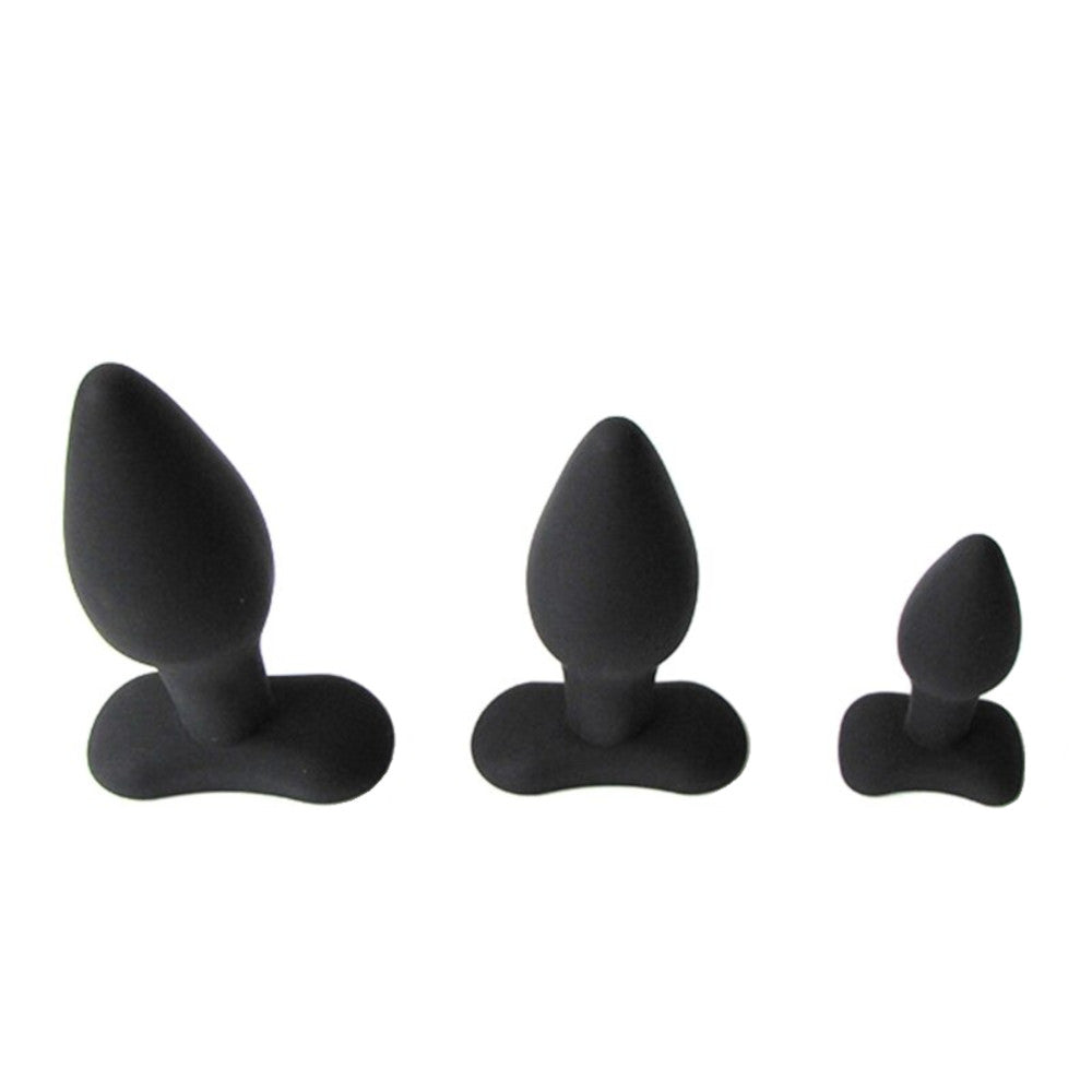 Small Silicone Plug Training Set (3 Piece) Loveplugs Anal Plug Product Available For Purchase Image 2