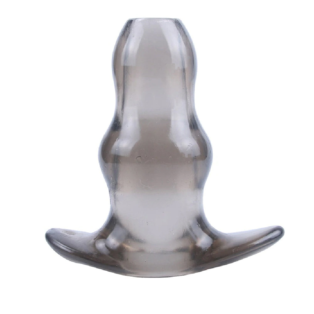 Gray Silicone Hollow Plug Loveplugs Anal Plug Product Available For Purchase Image 2