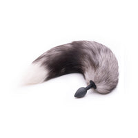 Gray Silicone Cat Tail Plug 16"