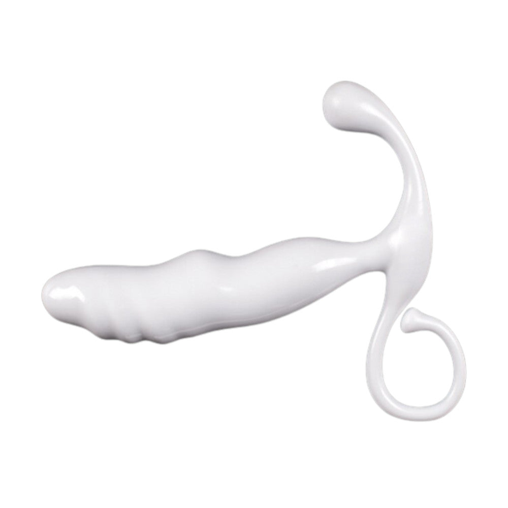 White Prostate Massager Stimulating Milker Loveplugs Anal Plug Product Available For Purchase Image 2