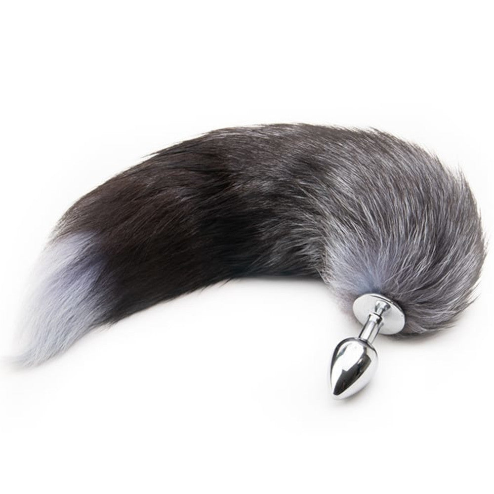 Metal Wolf Tail Plug 18"