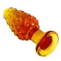 Ribbed Glass Flower Plug