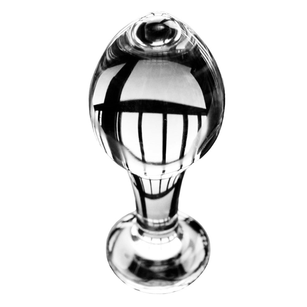 Bulbous Large Glass Plug