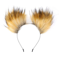 Brown Cat Ear Headband