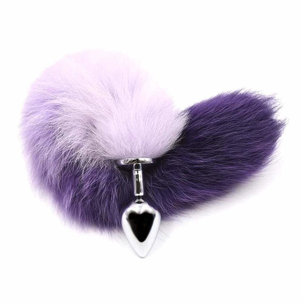 Purple Cat Tail Plug 15" Loveplugs Anal Plug Product Available For Purchase Image 2