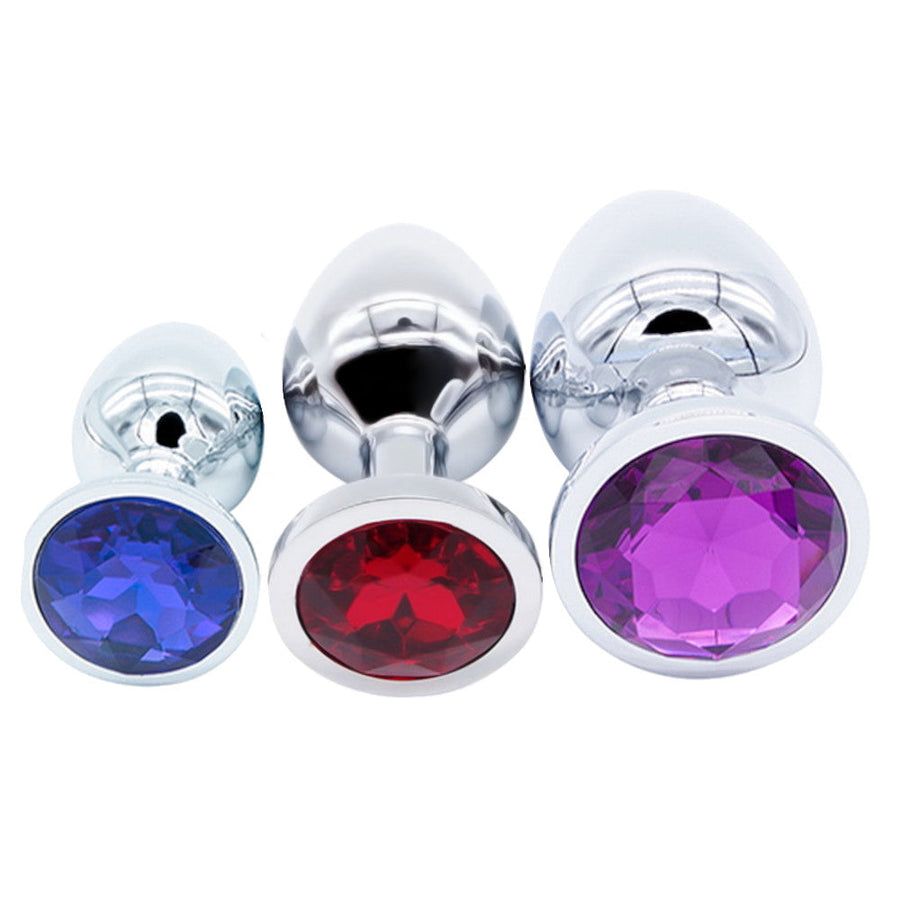 Jewelry Plug Set (3 Piece) Loveplugs Anal Plug Product Available For Purchase Image 44