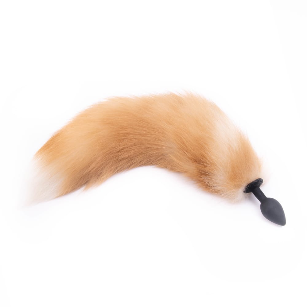 Light Brown Fox Tail With Silicone Plug Tip Loveplugs Anal Plug Product Available For Purchase Image 4