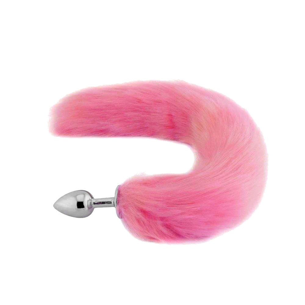 Plush Cat Tail Metal Plug 17" Loveplugs Anal Plug Product Available For Purchase Image 3