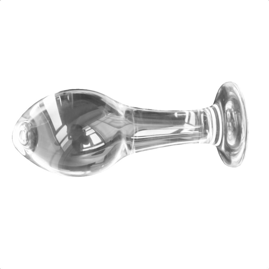 Bulbous Glass Butt Plug