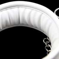 White Leather Collar With Leash Loveplugs Anal Plug Product Available For Purchase Image 21
