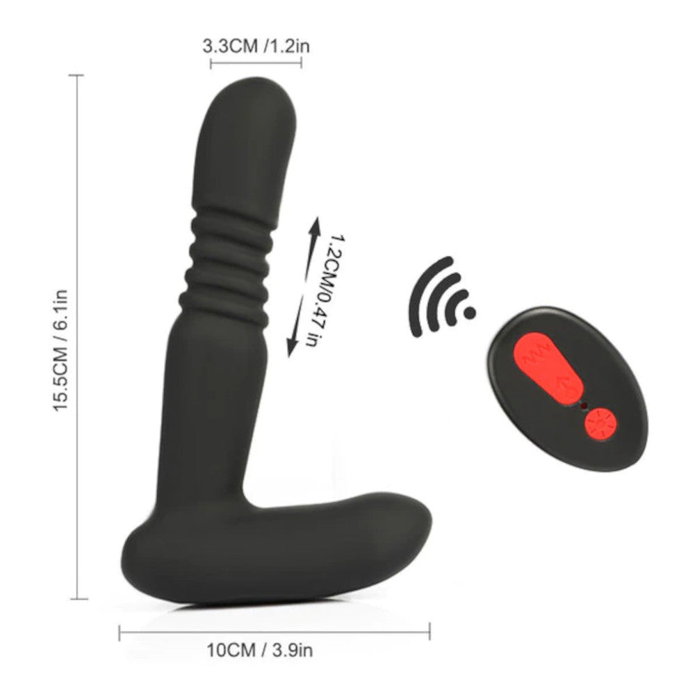 Fiery 9-Speed Thrusting Anal Vibrator Loveplugs Anal Plug Product Available For Purchase Image 7