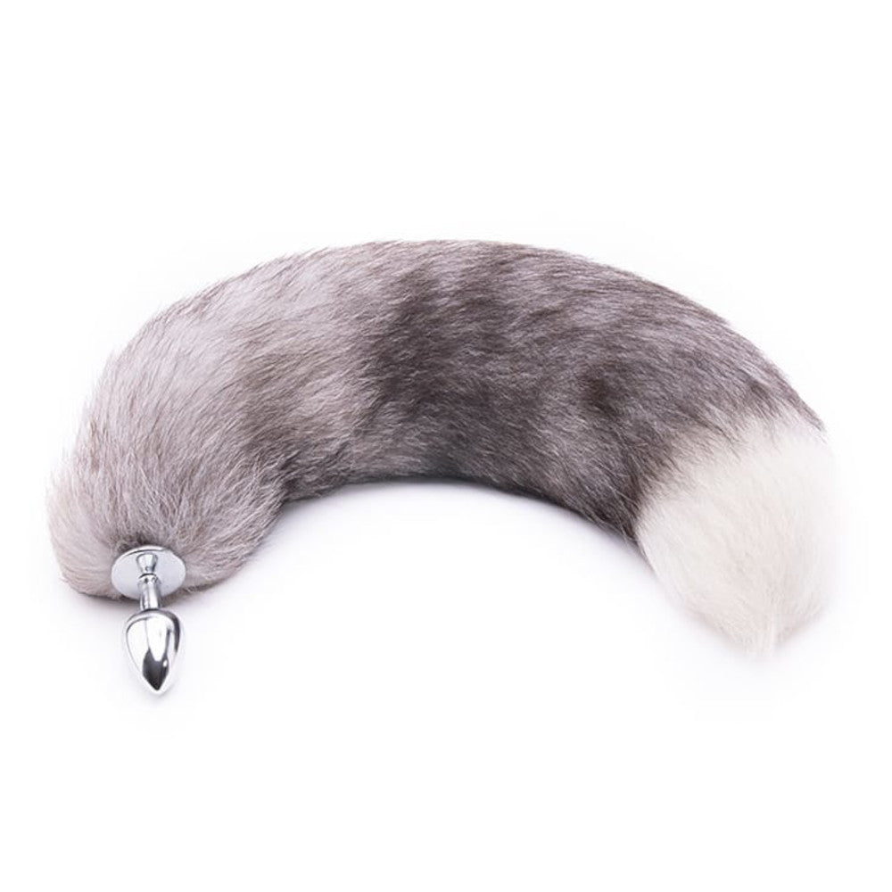 Gray Fox Tail Plug 16" Loveplugs Anal Plug Product Available For Purchase Image 9