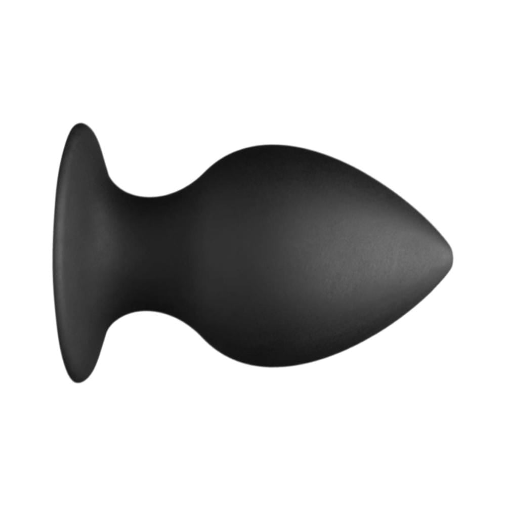 Huge Black Silicone Plug Lock The Cock Cage Product For Sale Image 1