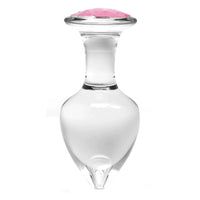 Jeweled Rose Pink Glass Plug Set (3 Piece) Loveplugs Anal Plug Product Available For Purchase Image 21