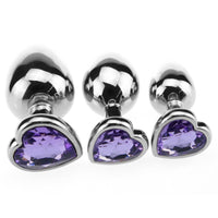 Heart Candy Jeweled Butt Plug Set (3 Piece) Loveplugs Anal Plug Product Available For Purchase Image 27
