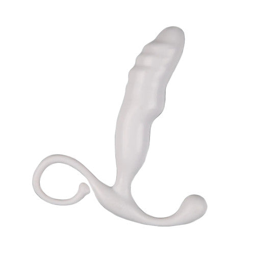 White Prostate Massager Stimulating Milker Loveplugs Anal Plug Product Available For Purchase Image 5