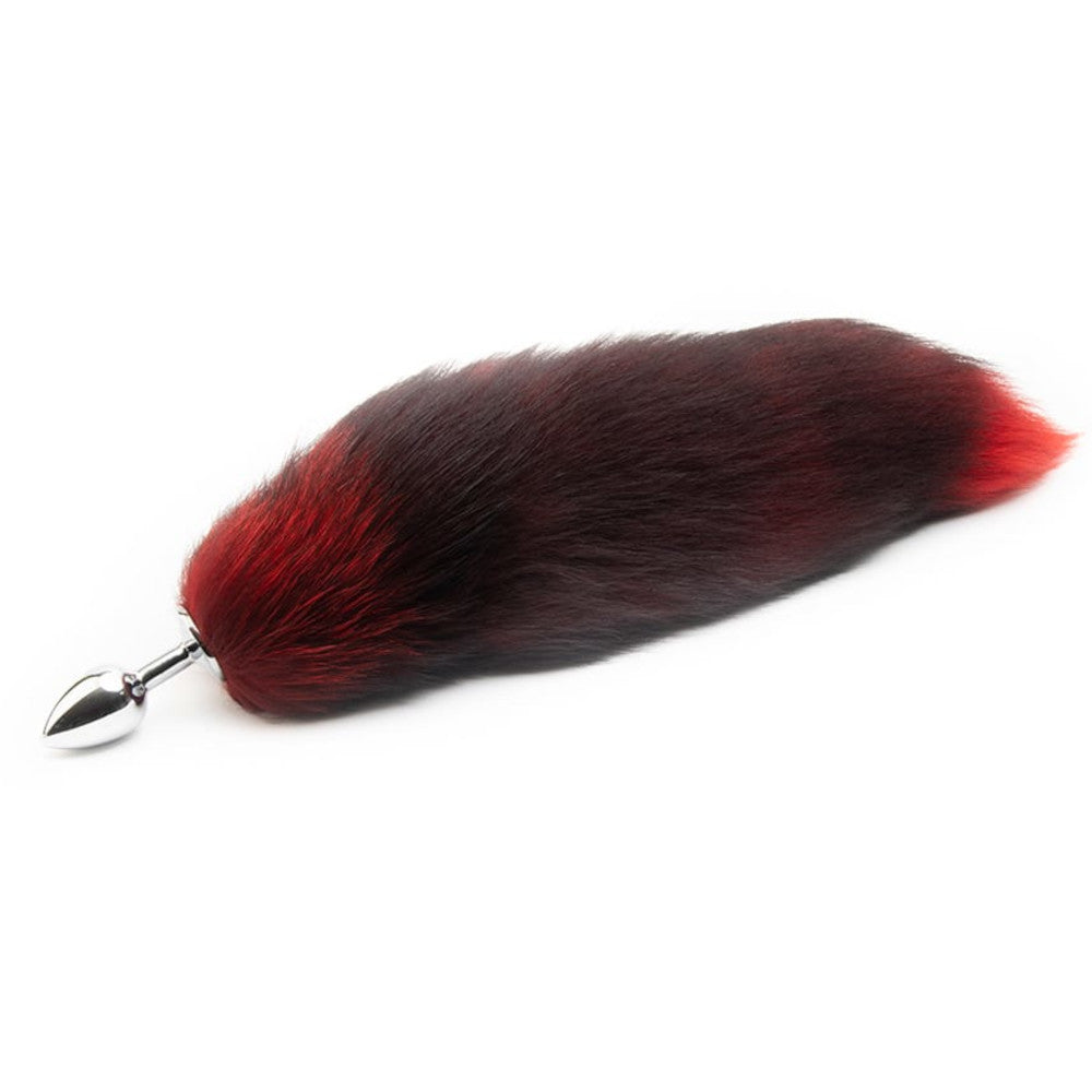 Red Fox Tail Plug 16" Loveplugs Anal Plug Product Available For Purchase Image 9