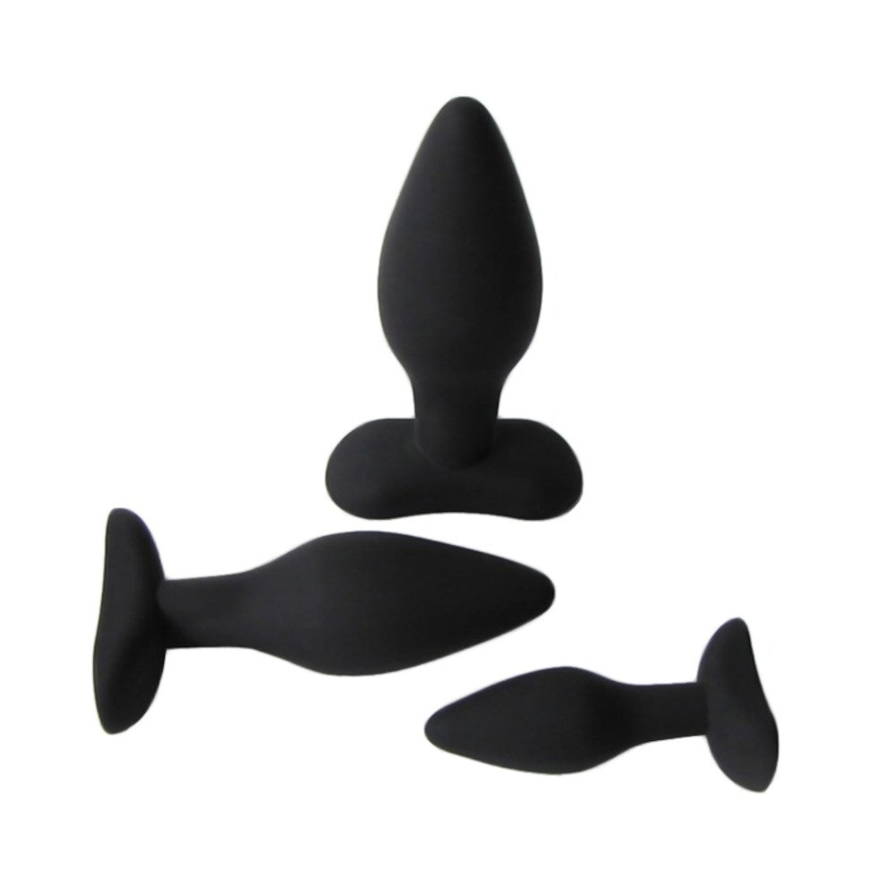 Small Silicone Plug Training Set (3 Piece) Loveplugs Anal Plug Product Available For Purchase Image 5