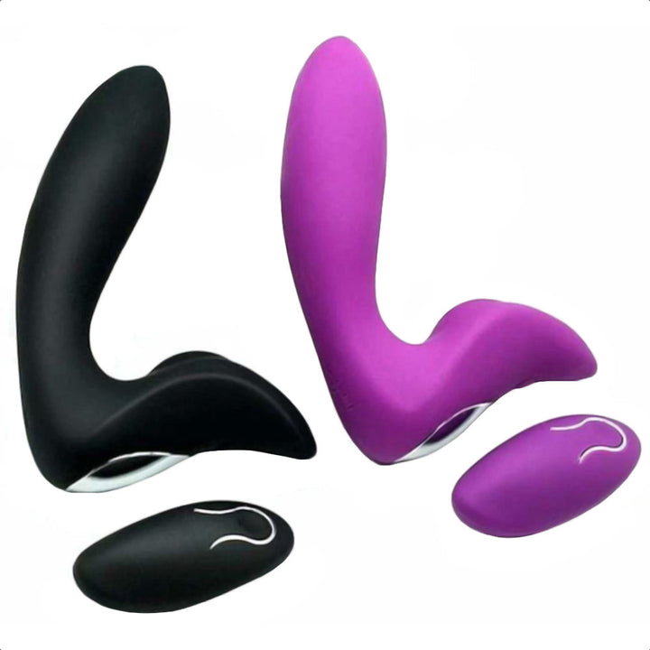 Feel the power of the butt vibrating prostate massager, with wireless control, delivering intense orgasms. Its sleek design targets the spot and is available in purple or black.