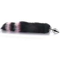 Black with Pink Fox Metal Tail, 14" Loveplugs Anal Plug Product Available For Purchase Image 25