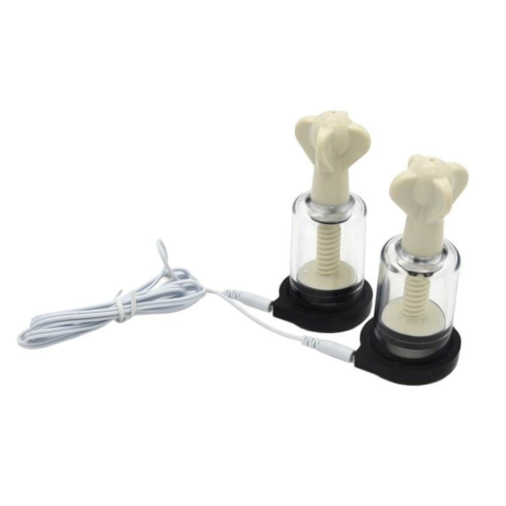 Electro Stimulating Nipple Pump Set (2 Piece) Loveplugs Anal Plug Product Available For Purchase Image 1