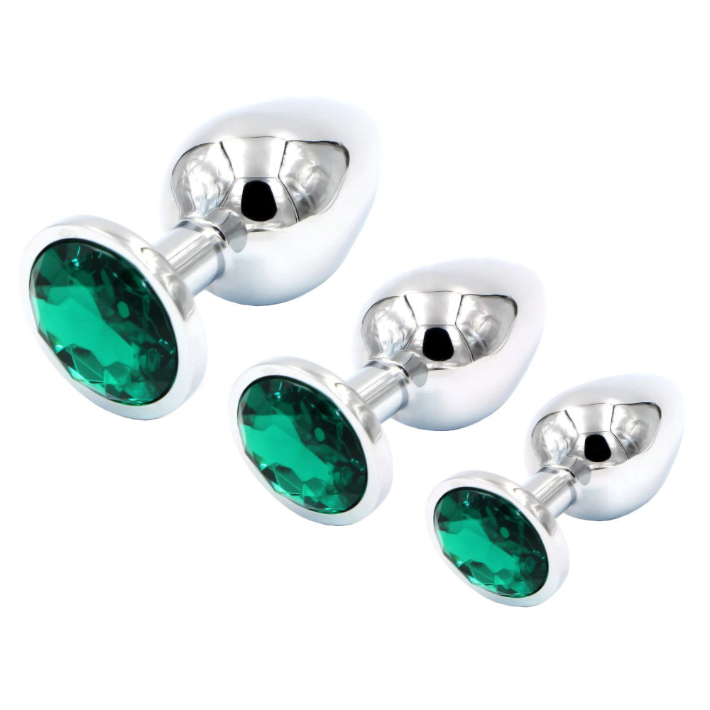 Jewelry Plug Set (3 Piece) Loveplugs Anal Plug Product Available For Purchase Image 12