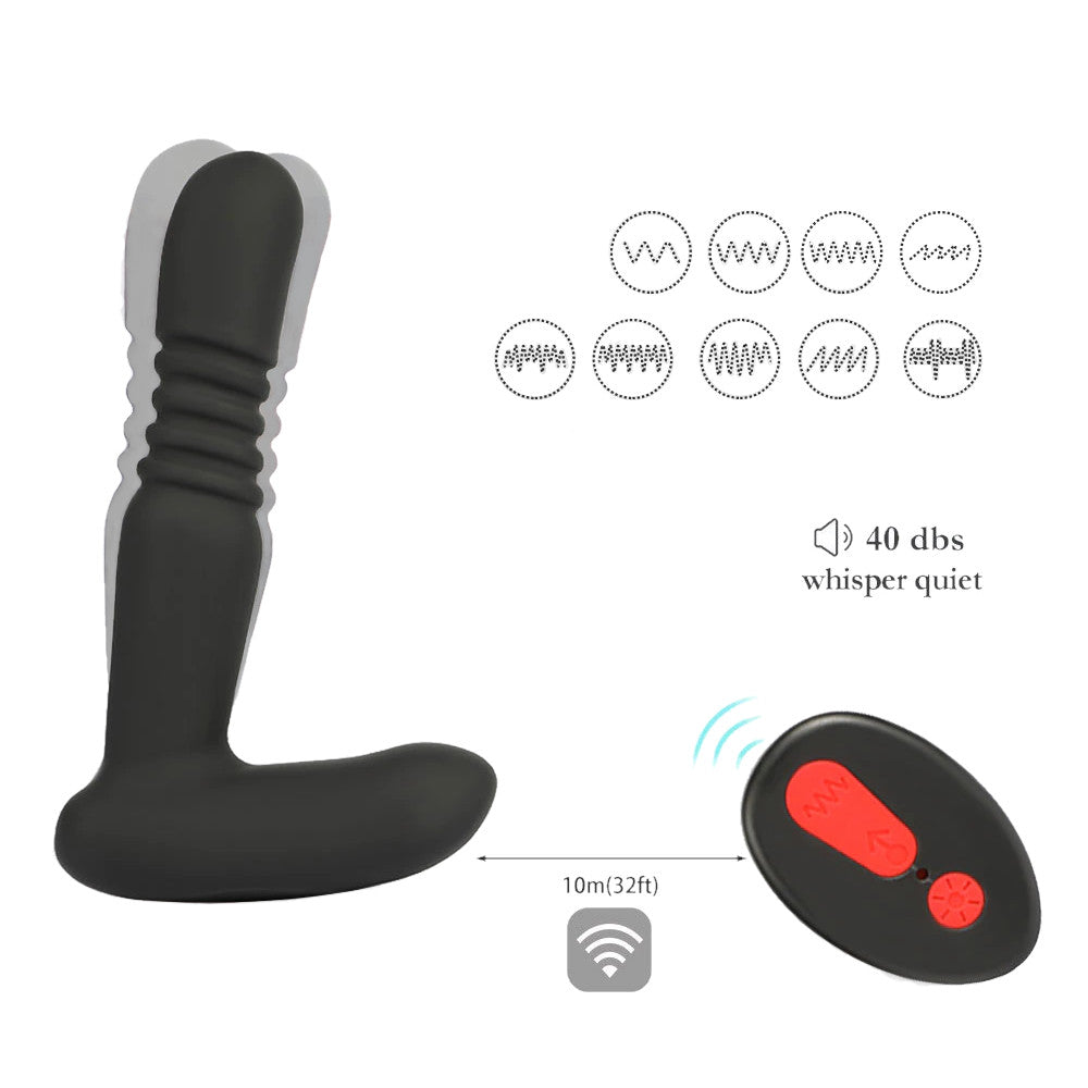 Fiery 9-Speed Thrusting Anal Vibrator Loveplugs Anal Plug Product Available For Purchase Image 5