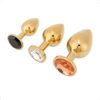 Gold Sex Toy Anal Kit (3 Piece) Loveplugs Anal Plug Product Available For Purchase Image 20