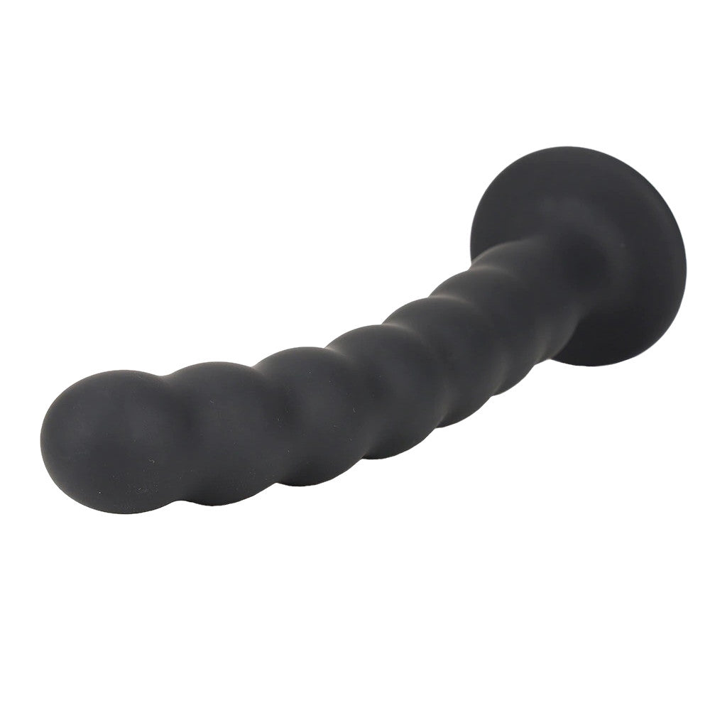 Ribbed Suction Cup Silicone Dildo Loveplugs Anal Plug Product Available For Purchase Image 3