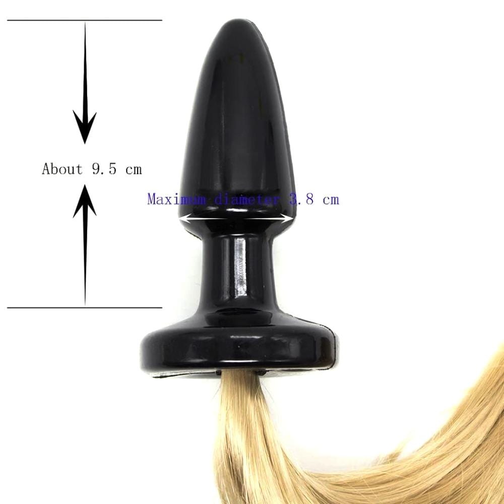 Silicone Horse Tail Butt Plug, 20" Loveplugs Anal Plug Product Available For Purchase Image 7
