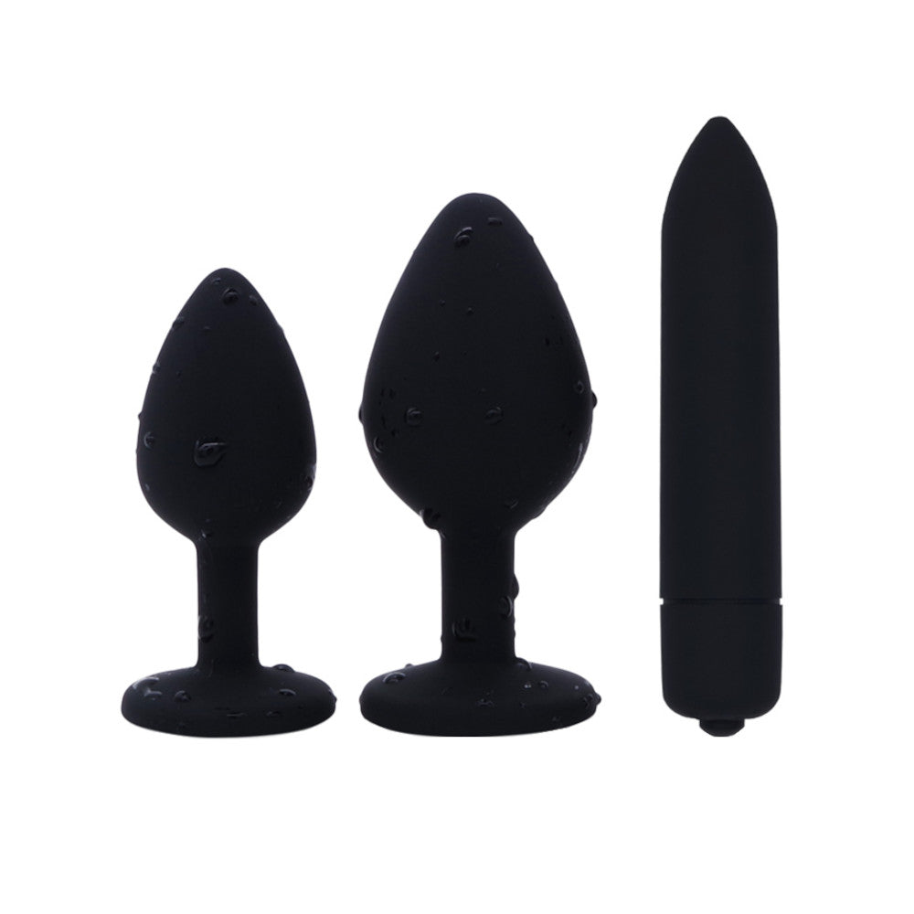 Aesthetic Amethsyt Plug Set (3 Piece) Loveplugs Anal Plug Product Available For Purchase Image 10