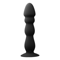 Small Ridged Anal Vibrator Butt Plug