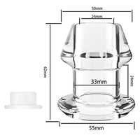 Clear Silicone Hollow Sealing Plug