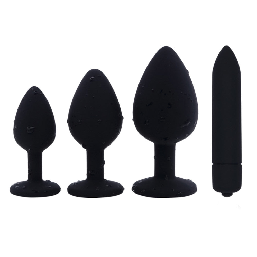 Aesthetic Amethsyt Plug Set (3 Piece) Loveplugs Anal Plug Product Available For Purchase Image 4